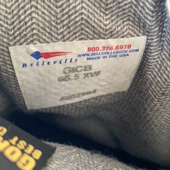 Belleville Black Combat Tactical Canvas/Leather Boots Size 5.5 Wide - Picture 7 of 8